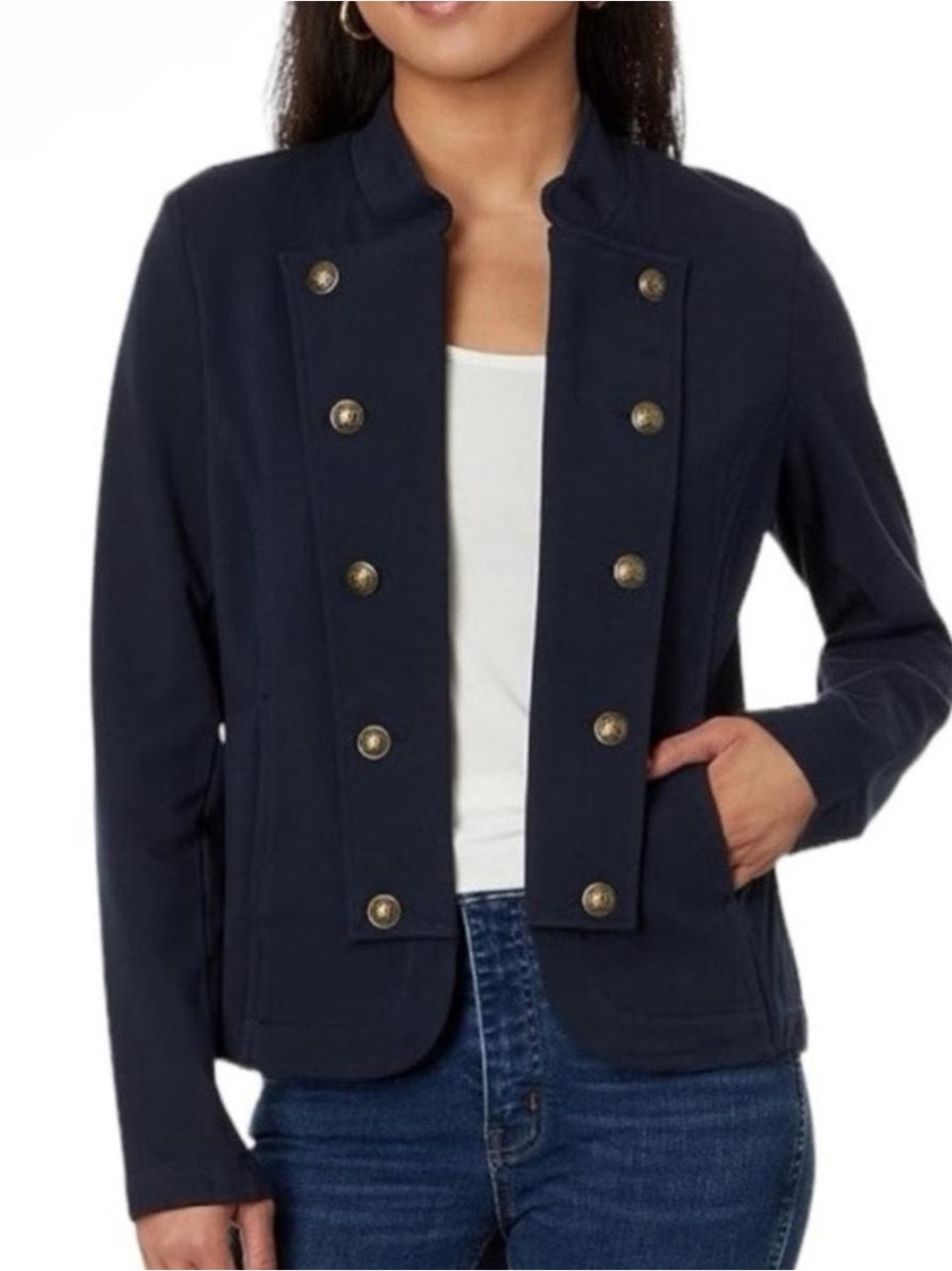 Tommy Hilfiger Military Band Jacket Black